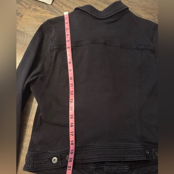 Pilcro black denim jacket- XL runs small - Picture 7 of 7